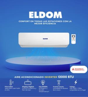 Aire acondicionado ELDOM Inverter 12000 BTU G:18M