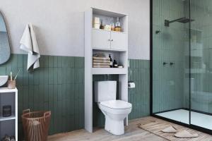 Armario p/inodoro baño ArteCas CG-65 blanco