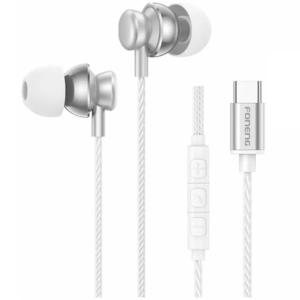 Auricular cableado in-ear Fonger T63 Blanco