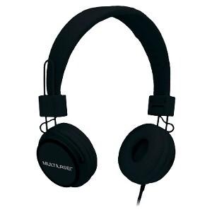 Auricular cableado vincha c/microfono Multilaser PH115 Negro