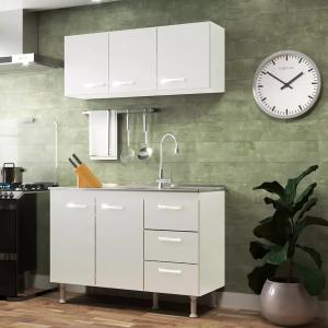 Bajo mesada 3P 1C Casamia 120 Blanco 603.01.01
