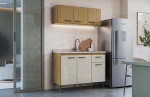 Bajo mesada + Aereo Decibal color: madera CO6310 - CO6333