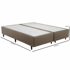 Base Set 2P King 192 Herval 2 base rígidas 96x203x28