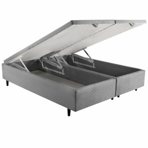 Base Set 2P Queen 158 Baul Herval 2 de 78x198x35