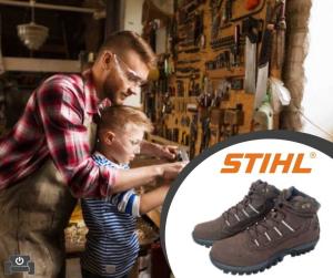 Calzado Bota STIHL Marron Ojal Cinta