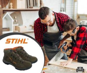 Calzado Bota STIHL c/detalles Naranja