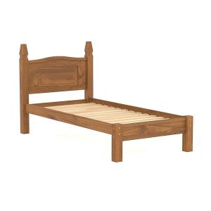 Cama 1P 80 Corona madera Cera Gis