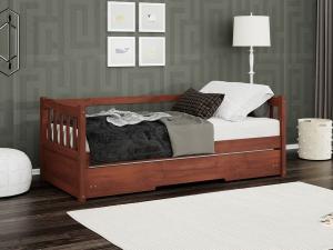 Cama 1P 80 con marinera madera Julia Cera gis