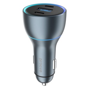 Cargador P/Auto Usb + Tipo C 130W Proove