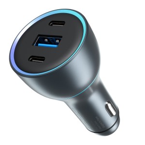 Cargador P/Auto Usb + Tipo C 130W Proove