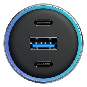 Cargador P/Auto Usb + Tipo C 130W Proove
