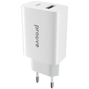 Cargador Rapido Qc3.0 - Pd3.0 Usb + Tipo C 20W Proove