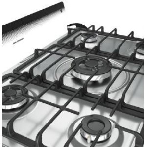 Cocina 5H MUELLER Dresde / Decorato Vetro Gourmet INOX Grill