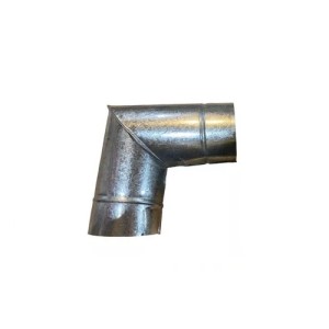 Codo 90° 11cm Ø chimenea Cocina a Leña Inox