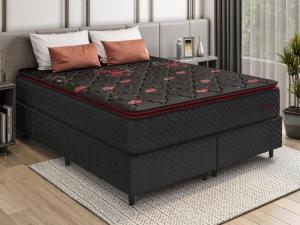 Colchon 2P Hellen LAGUNA PLUS Rojo Resorte 138x188x28 G:2A
