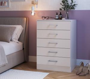 Comoda 5C ArteCas Blanca 250-4