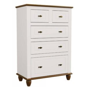 Comoda 5C JOY 45972 Alta Blanco gis