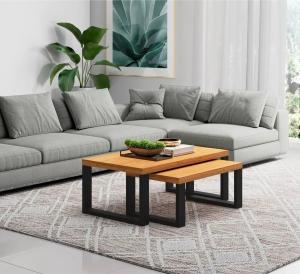 Conjunto Mesas de Living F40 Industrial gis