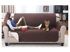 Cubre Sofa Cotton Flor 3 Cuerpo