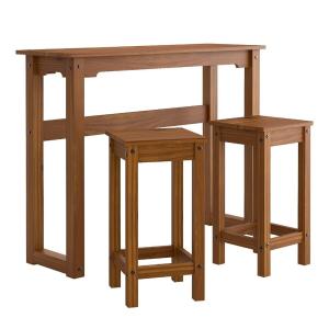 Desayunador mesa DSY-T con 2 banquetas gis