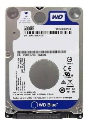 Disco duro notebook 500 GB 2.5 Slim