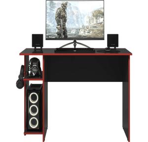 Escritorio Gamer 3875.76 Grafito/Rojo