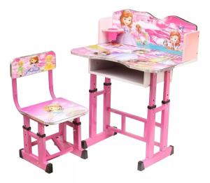 Escritorio Infantil c/silla E-091 YIWU Rosa A113