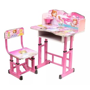 Escritorio Infantil c/silla E-091 YIWU Rosa A113