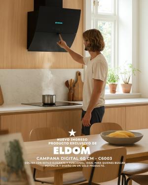 Extractor Campana 60 Eldom digital ELDJYC6003 G:1A