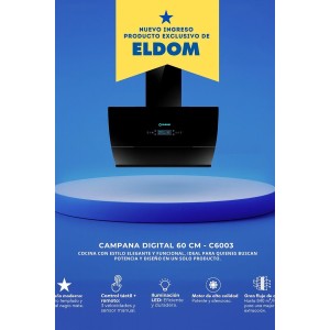 Extractor Campana 60 Eldom digital ELDJYC6003 G:1A