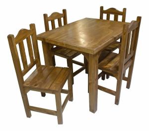Juego Comedor 4S Mercosur Madera 110X70 AND