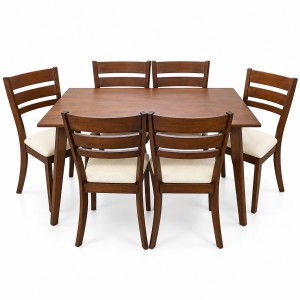 Juego comedor 6 sillas Gf DT6502 + VERONA
