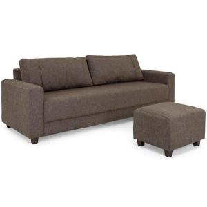 Juego de Living 3+2 HERVAL 4203 color D2448 Marron