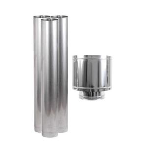 Kit chimenea 11cm Ø Cocina a Leña Inox calor inox