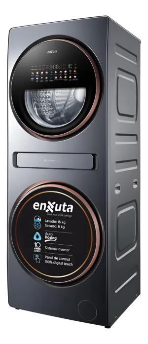 Lavarropas Torre de Lavado y Secado Enxuta TLSENX21660N G:1A