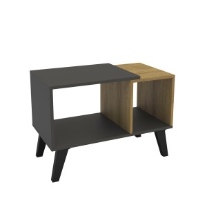 Mesa Living 2479 Mademovel Miel Grafito