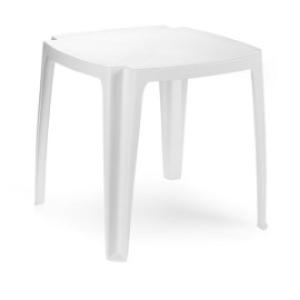 Mesa PVC cuadrada TAVOLO 75 X 75 Aplilable blanca Solf