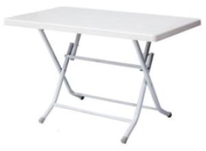 Mesa PVC rectangular Blanca Rainbow
