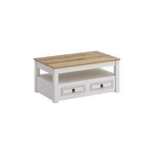 Mesa de Living 2C articulada Blanca TB40-B gis
