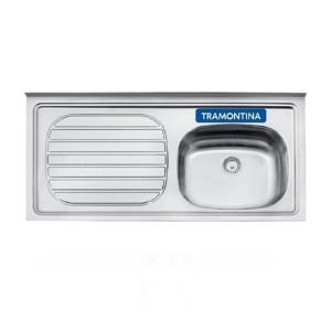 Mesada acero inox Tramontina DERECHA