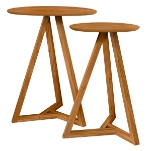 Mesas de Living Lateral Classic TEBARROT 839 Natural/Natura