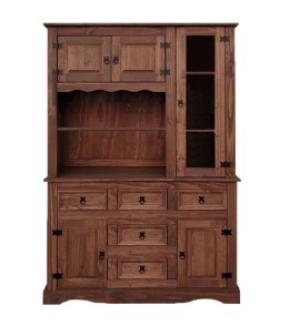 Modular alacena 5C 5P CS240 Mexicana madera gis