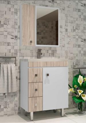 Mueble de Baño ArteCas 940-4-30 Blanco/Rustico