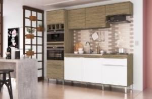Mueble de Cocina compacto DECIBAL CF400P WOOD/BLANCO