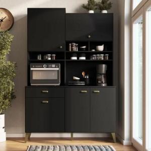Mueble de cocina 5p Casamia MAYA Negro Oni 585
