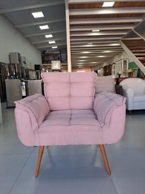 Poltrona 1L Hellen STELLA 650 Rustico liso Rose 100829