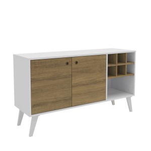 Rack Tv Ibiza Mademovel 2534 blanco miel