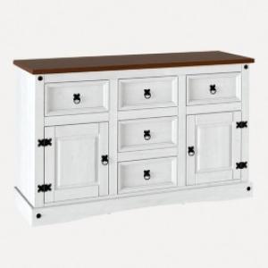 Rack aparador 5C 2P VB243 Mexicana Nevada madera gis
