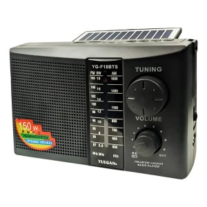 Radio Am Fm con bateria y cargador solar JBI JB-18BTS Yiwu