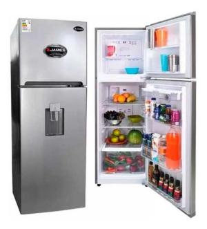 Refrigerador Frio Seco JAMES JR301 Inox c/dispensador 43023